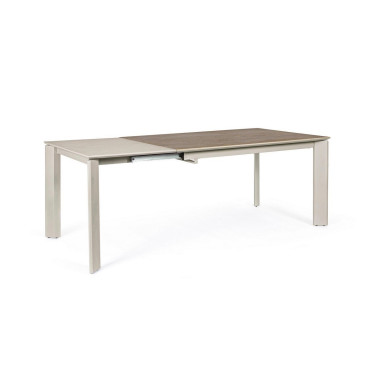 MESA EXT BRIVA GRIS-VISÓN 140-200X90