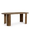 MESA ORLANDO OVAL MARRÓN 200X100