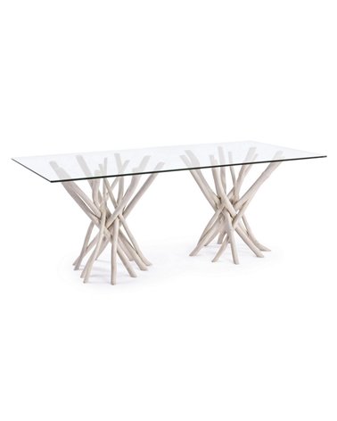 MESA VIDRIO SAHEL RECT 200X100