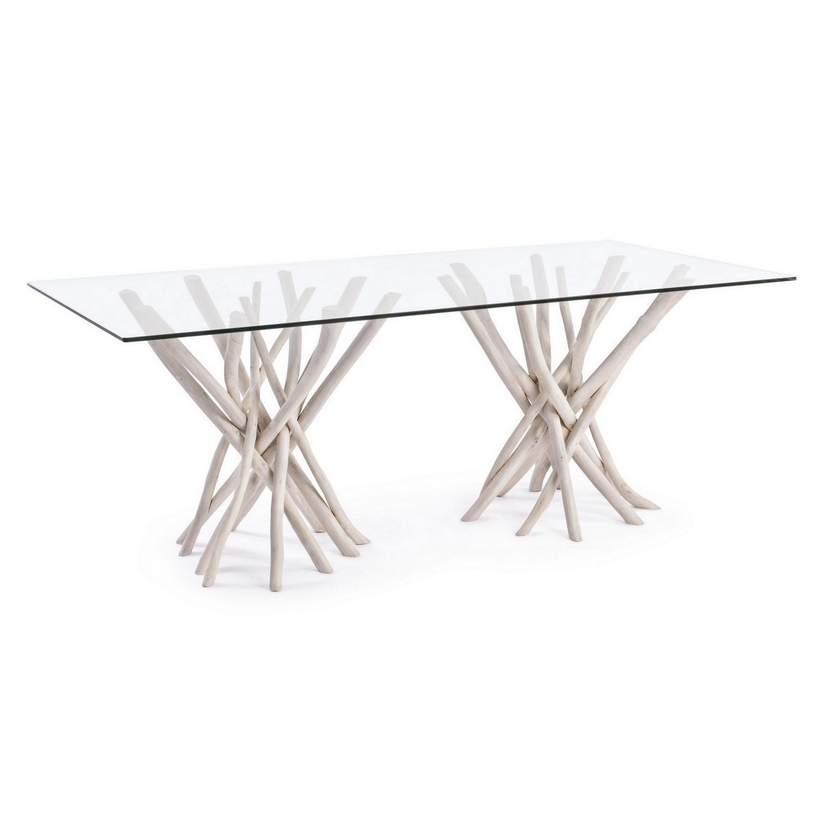 MESA VIDRIO SAHEL RECT 200X100