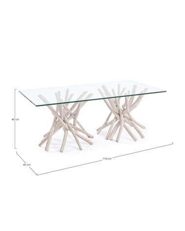 MESA CENTRO VIDRIO SAHEL 110X60