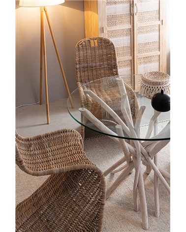 MESA CENTRO VIDRIO SAHEL 110X60