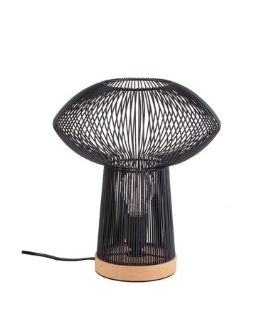 LÁMPARA DE SOBREMESA CIAD NEGRO H31,5