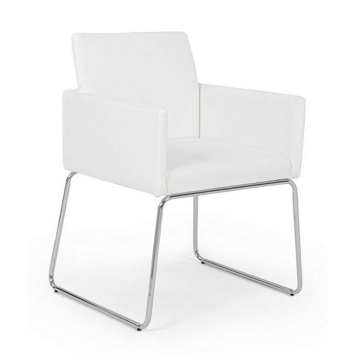 SILLA C-BR SIXTY PU BLANCO