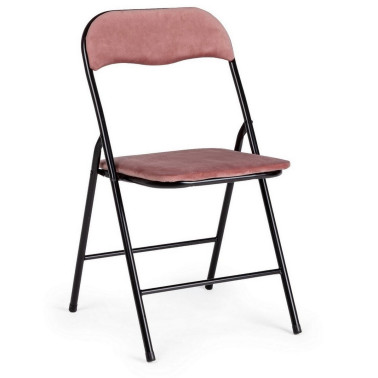 SILLA PLEG AMAL TERCIOPELO BLUSH