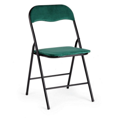 SILLA PLEG AMAL TERCIOPELO VERDE OSC