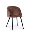 SILLA QUEEN VELVET ROJIZO