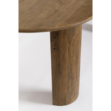 MESA ORLANDO OVAL MARRÓN 200X100