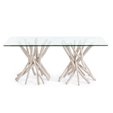 MESA VIDRIO SAHEL RECT 200X100