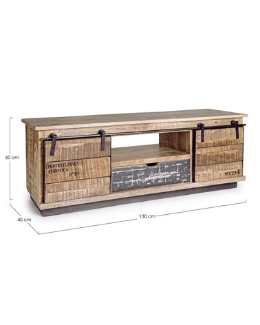 MUEBLE BAJO 2P-1C TUDOR