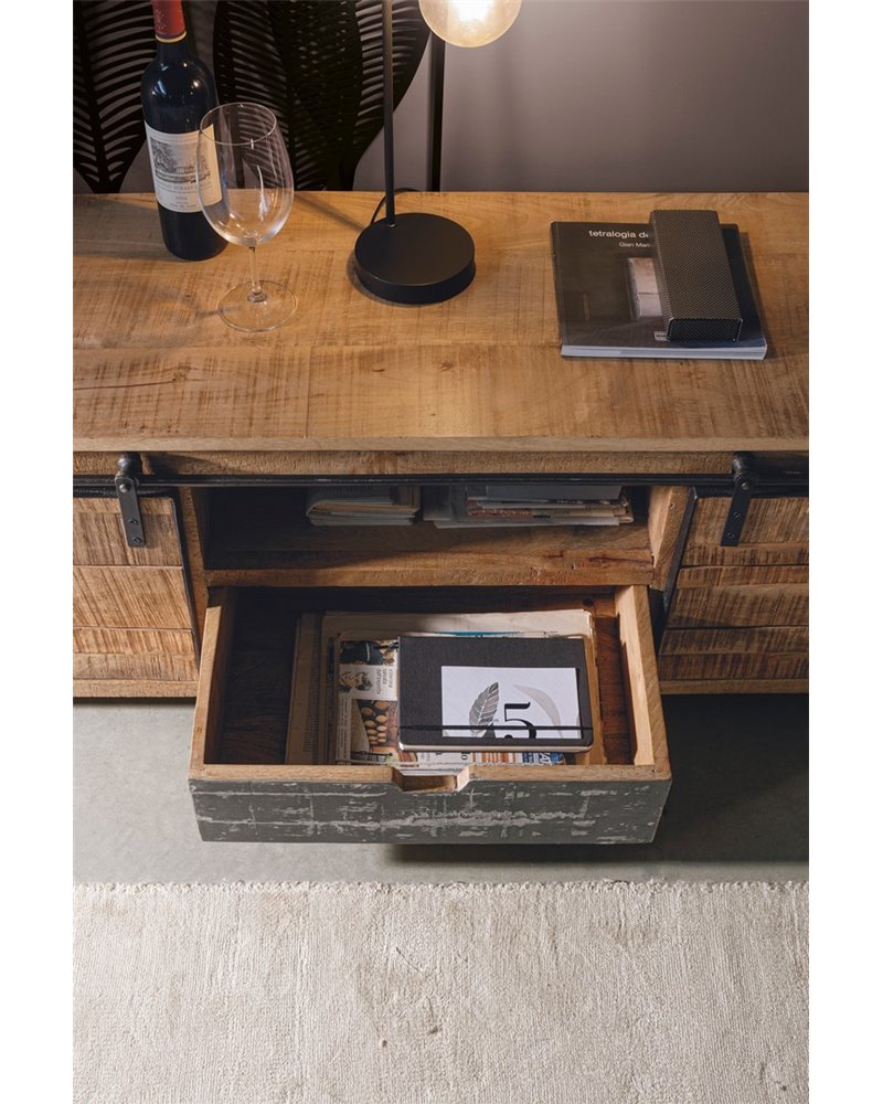 MUEBLE BAJO 2P-1C TUDOR