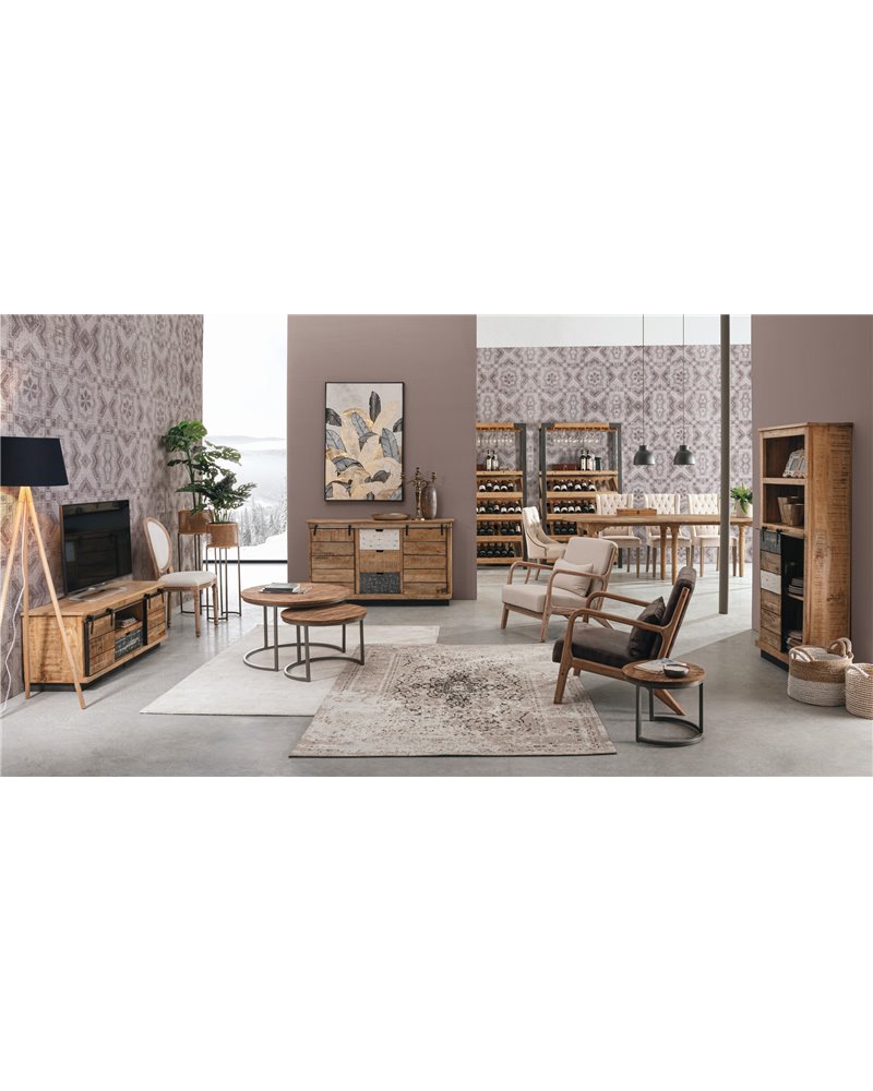 MUEBLE BAJO 2P-1C TUDOR