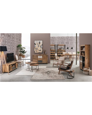 MUEBLE BAJO 2P-1C TUDOR