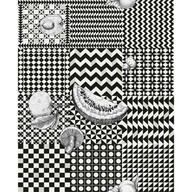 Frutta e Geometrico Black & White 123-6030