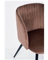 SILLA QUEEN VELVET ROJIZO
