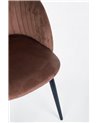 SILLA QUEEN VELVET ROJIZO