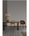 SILLA QUEEN VELVET ROJIZO