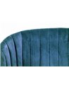 SILLA QUEEN VELVET AZUL OSC