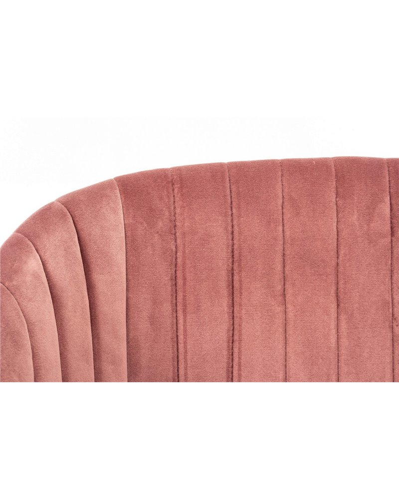 SILLA QUEEN VELVET ROSA