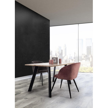 SILLA QUEEN VELVET GRIS CADETE