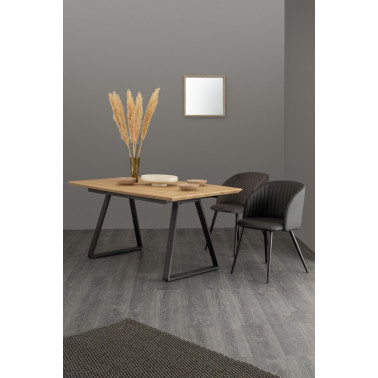 SILLA QUEEN VELVET GRIS CADETE