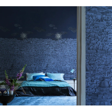 Vista Mediterranea Midnight With Gilver Sun 123-3013