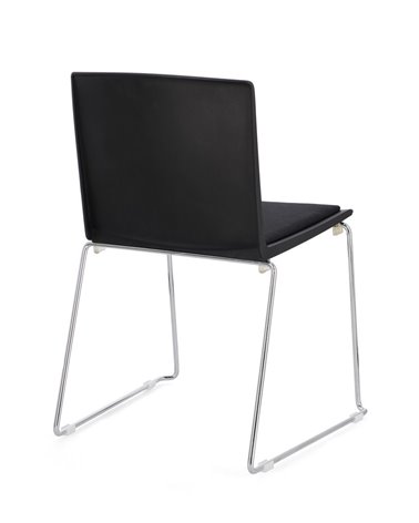 SILLA GIULIA CROMO-NEGRO