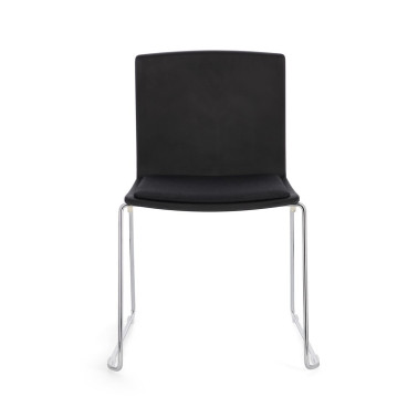 SILLA GIULIA CROMO-NEGRO