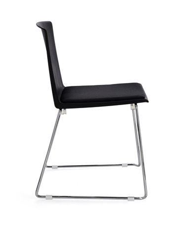 SILLA GIULIA CROMO-NEGRO