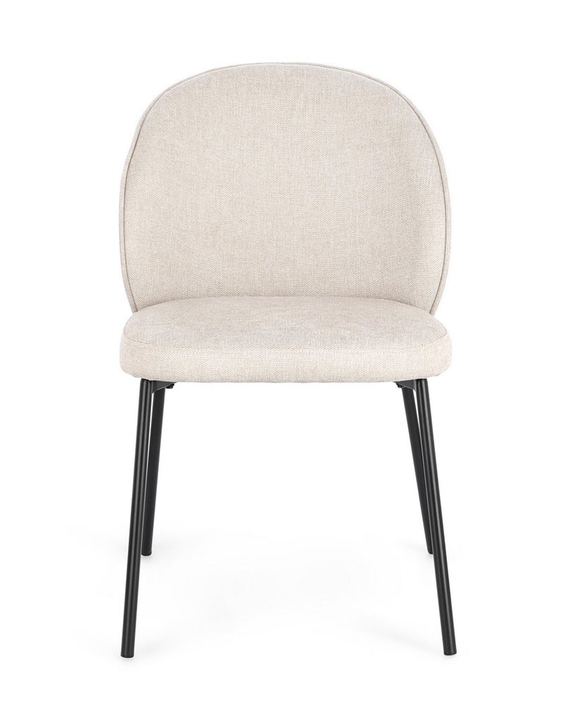 SILLA WENDY NEGRO-BEIGE