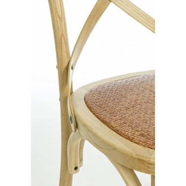 SILLA CROSS MARRÓN NATURAL