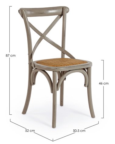 SILLA CROSS GRIS OSCURO