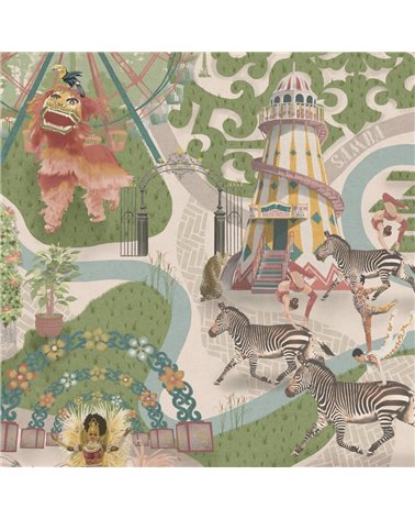 Carnival Map Grass Green BMCF003-03B