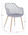 SILLA OPTIK GRIS