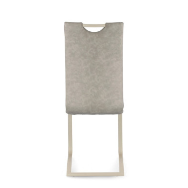 SILLA KENNETH PU GRIS PALOMA