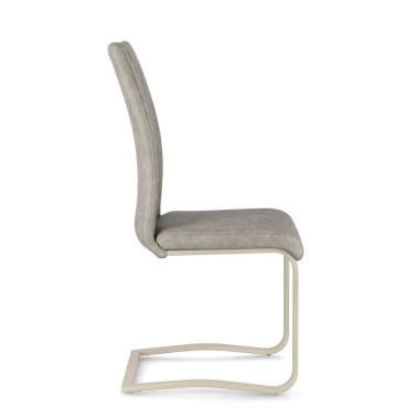 SILLA KENNETH PU GRIS PALOMA
