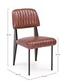 SILLA NELLY NARANJA OSCURO VINTAGE