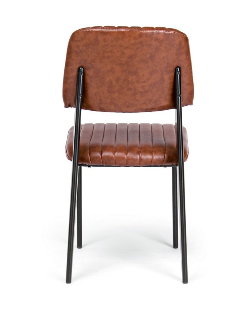SILLA NELLY NARANJA OSCURO VINTAGE