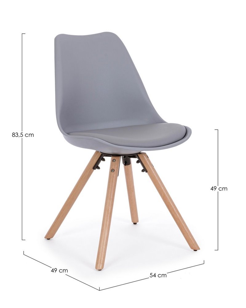 SILLA NEW TREND GRIS