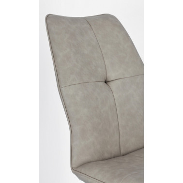 SILLA KEPLER PU GRIS PALOMA