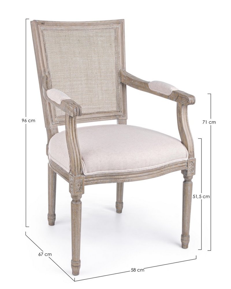 SILLA C-BR LILIANE BEIGE