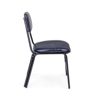 SILLA DEBBIE AZUL VINTAGE