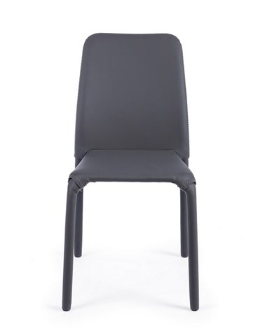 SILLA PATHOS PU GRIS