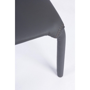 SILLA PATHOS PU GRIS