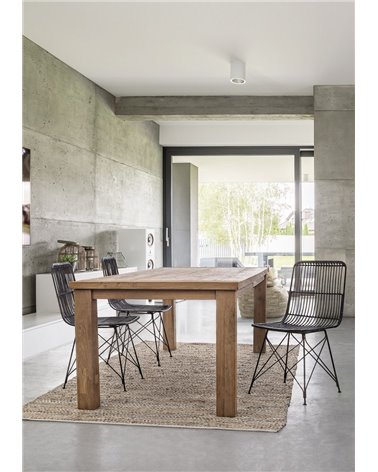 SILLA LUCILA KUBU NEGRO