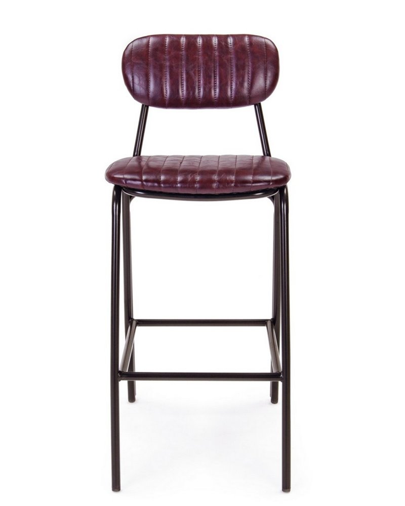 TABURETE BAR DEBBIE BORDEAUX VINTAGE