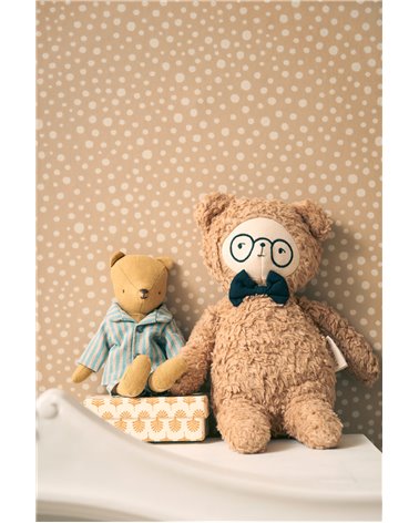 Dots Teddy Brown 123-02