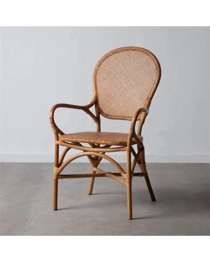 SILLA NATURAL RATÁN 57 X 50 X 99 CM REF.152764
