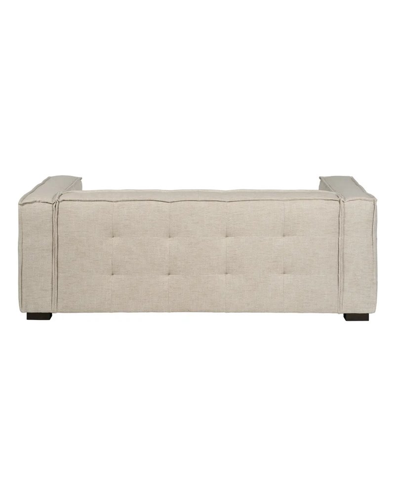 SOFÁ 2 PLAZAS BEIGE TEJIDO SALÓN 147 X 96 X 93 CM REF.611008