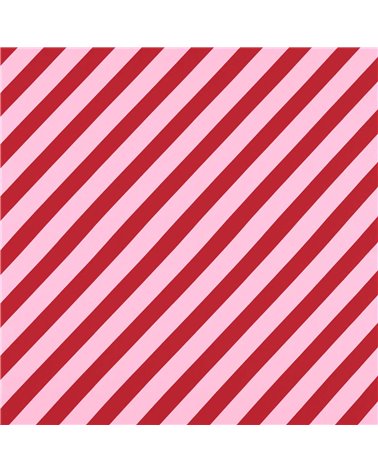 Paper Straw Stripe Ruby Rose HSRF133990